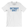 Detroit Grit Men/Unisex T-Shirt-White-Allegiant Goods Co. Vintage Sports Apparel