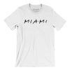 Miami Friends Men/Unisex T-Shirt-White-Allegiant Goods Co. Vintage Sports Apparel