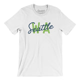 Seattle Wa Overprinted Men/Unisex T-Shirt-Allegiant Goods Co. Vintage Sports Apparel
