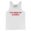 I've Been To Alaska Men/Unisex Tank Top-White-Allegiant Goods Co. Vintage Sports Apparel