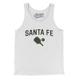 Santa Fe Pickleball Men/Unisex Tank Top-White-Allegiant Goods Co. Vintage Sports Apparel