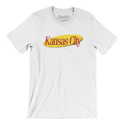 Kansas City Seinfeld Men/Unisex T-Shirt-White-Allegiant Goods Co. Vintage Sports Apparel