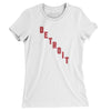 Detroit Hockey Jersey Women's T-Shirt-White-Allegiant Goods Co. Vintage Sports Apparel