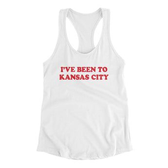 I've Been To Kansas City Women's Racerback Tank-Allegiant Goods Co. Vintage Sports Apparel