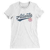 Atlanta Vintage Script Women's T-Shirt-Allegiant Goods Co. Vintage Sports Apparel