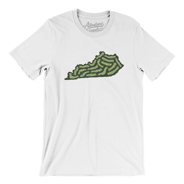 Kentucky Golf Course Men/Unisex T-Shirt-White-Allegiant Goods Co. Vintage Sports Apparel