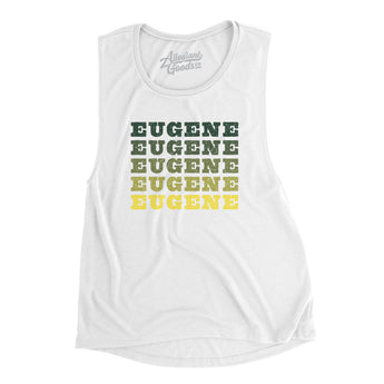 Eugene Repeat Women's Flowey Scoopneck Muscle Tank-Allegiant Goods Co. Vintage Sports Apparel