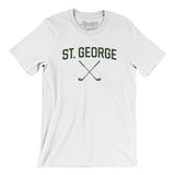 St. George Golf Men/Unisex T-Shirt-White-Allegiant Goods Co. Vintage Sports Apparel