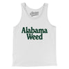 Alabama Weed Men/Unisex Tank Top-White-Allegiant Goods Co. Vintage Sports Apparel