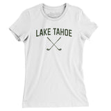 Lake Tahoe Golf Women's T-Shirt-White-Allegiant Goods Co. Vintage Sports Apparel