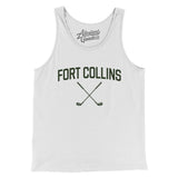 Fort Collins Golf Men/Unisex Tank Top-White-Allegiant Goods Co. Vintage Sports Apparel