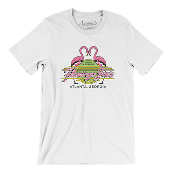 Flamingo Joes Atlanta Men/Unisex T-Shirt-White-Allegiant Goods Co. Vintage Sports Apparel