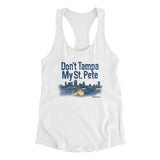 Don't Tampa My St Pete Women's Racerback Tank-Allegiant Goods Co. Vintage Sports Apparel