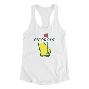 Georgia Golf Women's Racerback Tank-Allegiant Goods Co. Vintage Sports Apparel