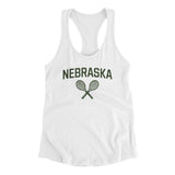 Nebraska Tennis in White Color