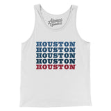Houston Repeat Men/Unisex Tank Top-Allegiant Goods Co. Vintage Sports Apparel