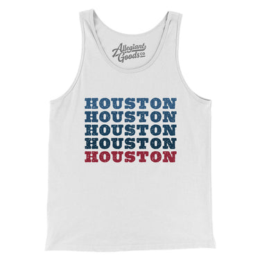 Houston Repeat Men/Unisex Tank Top-Allegiant Goods Co. Vintage Sports Apparel