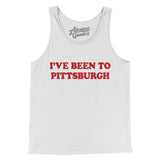 I've Been To Pittsburgh Men/Unisex Tank Top-White-Allegiant Goods Co. Vintage Sports Apparel