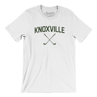 Knoxville Golf Men/Unisex T-Shirt-White-Allegiant Goods Co. Vintage Sports Apparel