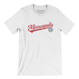 Minneapolis Vintage Script Men/Unisex T-Shirt-Allegiant Goods Co. Vintage Sports Apparel