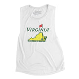 Virginia Golf Women's Flowey Scoopneck Muscle Tank-Allegiant Goods Co. Vintage Sports Apparel