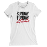 Sunday Funday Atlanta Women's T-Shirt-Allegiant Goods Co. Vintage Sports Apparel
