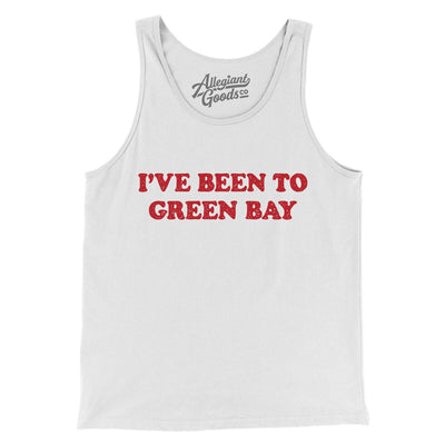 I've Been To Green Bay Men/Unisex Tank Top-White-Allegiant Goods Co. Vintage Sports Apparel