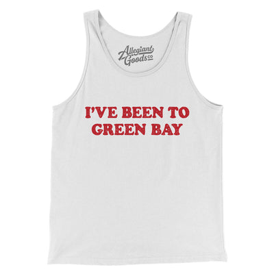 I've Been To Green Bay Men/Unisex Tank Top-White-Allegiant Goods Co. Vintage Sports Apparel