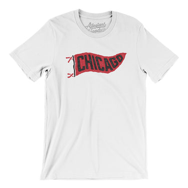 Chicago Pennant Men/Unisex T-Shirt-Allegiant Goods Co. Vintage Sports Apparel