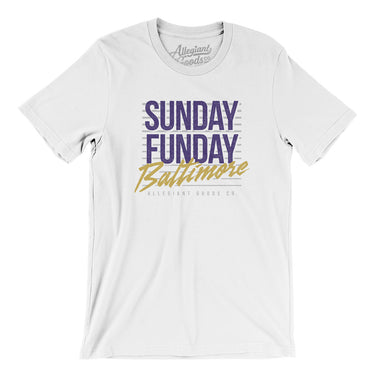 Sunday Funday Baltimore Men/Unisex T-Shirt-Allegiant Goods Co. Vintage Sports Apparel
