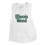Illinois Weed Women's Flowey Scoopneck Muscle Tank-Allegiant Goods Co. Vintage Sports Apparel