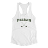 Charleston Golf Women's Racerback Tank-White-Allegiant Goods Co. Vintage Sports Apparel
