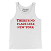 There's No Place Like New York Men/Unisex Tank Top-White-Allegiant Goods Co. Vintage Sports Apparel