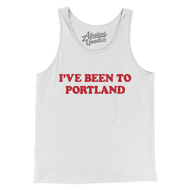 I've Been To Portland Men/Unisex Tank Top-Allegiant Goods Co. Vintage Sports Apparel