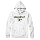 Albuquerque Pickleball Hoodie-White-Allegiant Goods Co. Vintage Sports Apparel