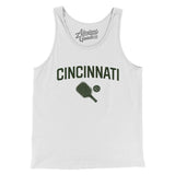 Cincinnati Pickleball Men/Unisex Tank Top-White-Allegiant Goods Co. Vintage Sports Apparel
