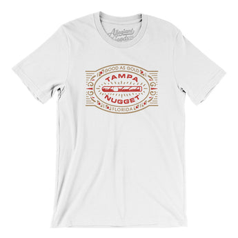 Tampa Nugget Cigars Men/Unisex T-Shirt-White-Allegiant Goods Co. Vintage Sports Apparel