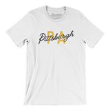 Pittsburgh Pa Overprinted Men/Unisex T-Shirt-White-Allegiant Goods Co. Vintage Sports Apparel