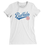Buffalo Vintage Script Women's T-Shirt-Allegiant Goods Co. Vintage Sports Apparel