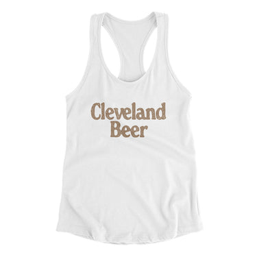 Cleveland Beer Women's Racerback Tank-Allegiant Goods Co. Vintage Sports Apparel