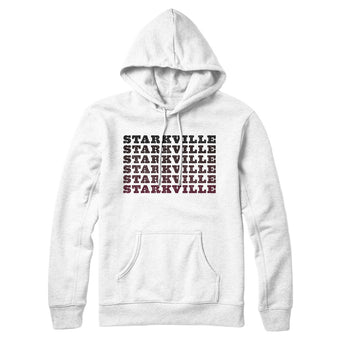 Starkville Repeat Hoodie-White-Allegiant Goods Co. Vintage Sports Apparel