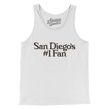 San Diego's Number 1 Fan Men/Unisex Tank Top-Allegiant Goods Co. Vintage Sports Apparel