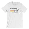 Los Angeles Cycling Men/Unisex T-Shirt-White-Allegiant Goods Co. Vintage Sports Apparel