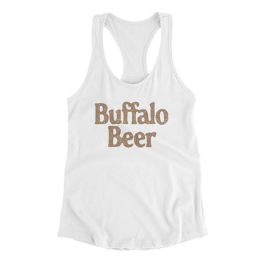 Buffalo Beer Women's Racerback Tank-Allegiant Goods Co. Vintage Sports Apparel