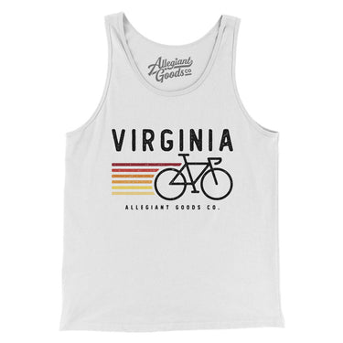 Virginia Cycling Men/Unisex Tank Top-Allegiant Goods Co. Vintage Sports Apparel