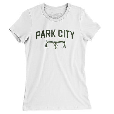 Park City Cycling Women's T-Shirt-White-Allegiant Goods Co. Vintage Sports Apparel