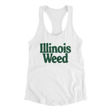 Illinois Weed Women's Racerback Tank-Allegiant Goods Co. Vintage Sports Apparel