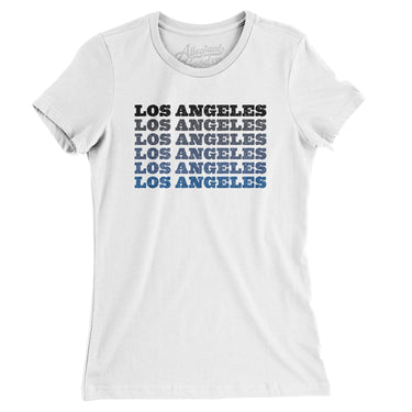 Los Angeles Repeat Women's T-Shirt-Allegiant Goods Co. Vintage Sports Apparel