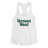 Vermont Weed Women's Racerback Tank-Allegiant Goods Co. Vintage Sports Apparel
