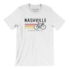 Nashville Cycling Men/Unisex T-Shirt-White-Allegiant Goods Co. Vintage Sports Apparel
